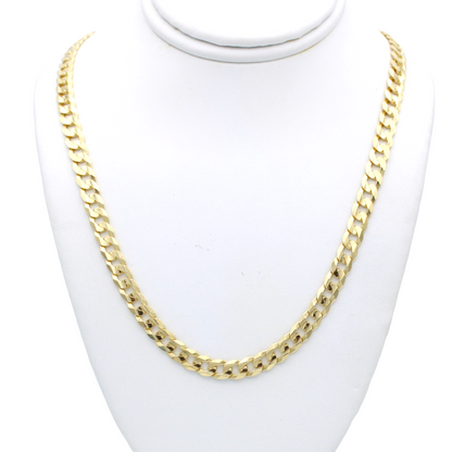 14k Cuban Link Chain - 4.85 mm