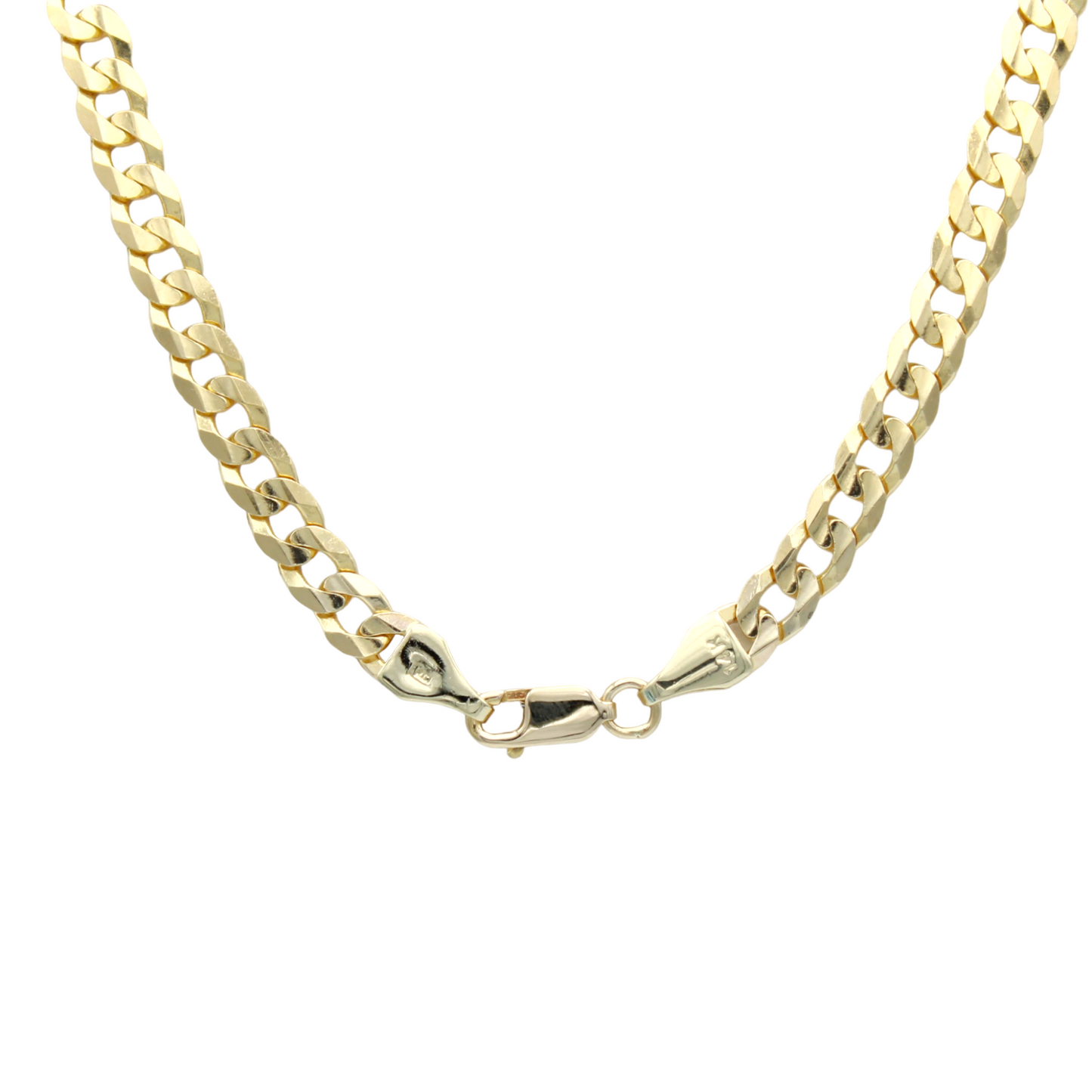 14k Cuban Link Chain - 4.85 mm