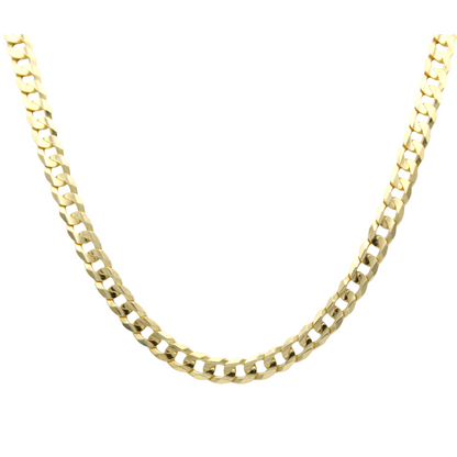 14k Cuban Link Chain - 4.85 mm