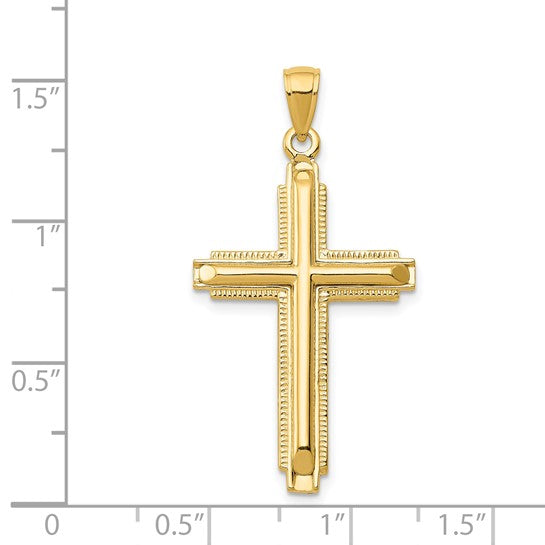 14k Crucifix Pendant