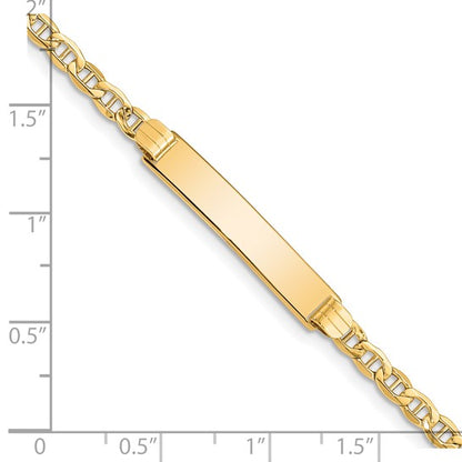 14k Anchor Link ID Bracelet