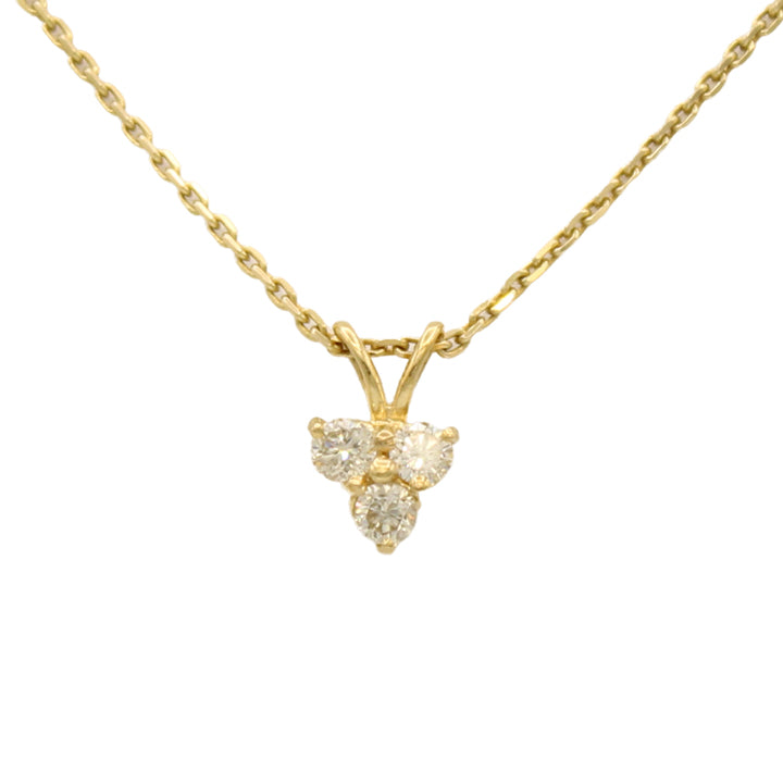 14k Diamond Heart Pendant