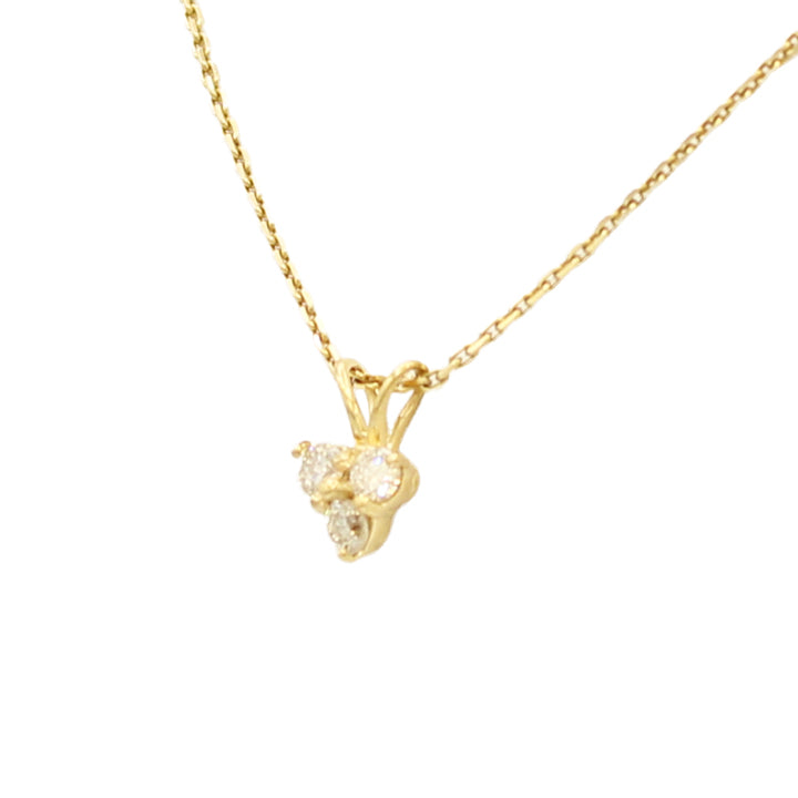 14k Diamond Heart Pendant