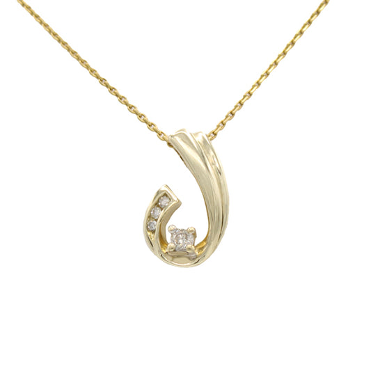 14k Diamond Pendant