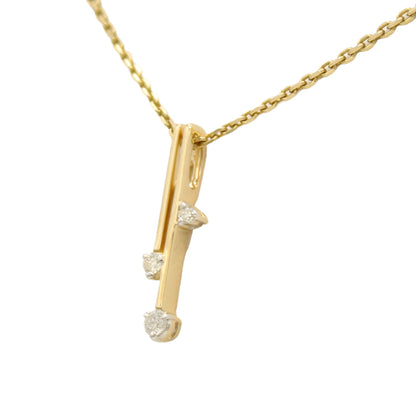 14k Diamond Pendant