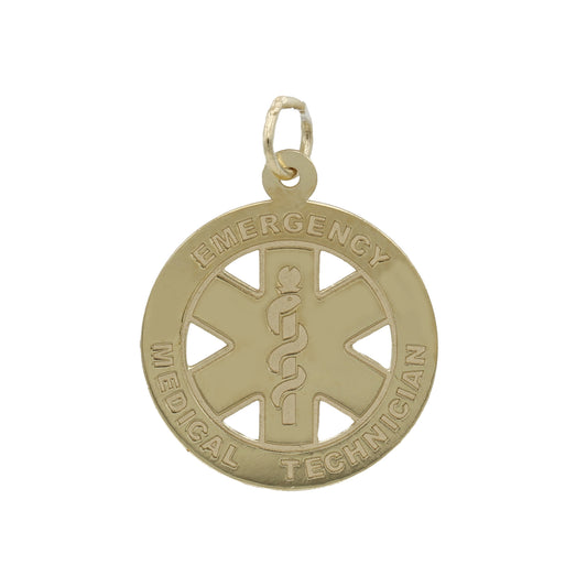 14k Yellow Gold EMT Charm