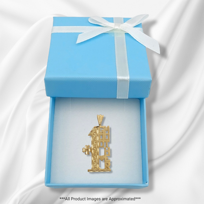 14k #1 God Mother Charm