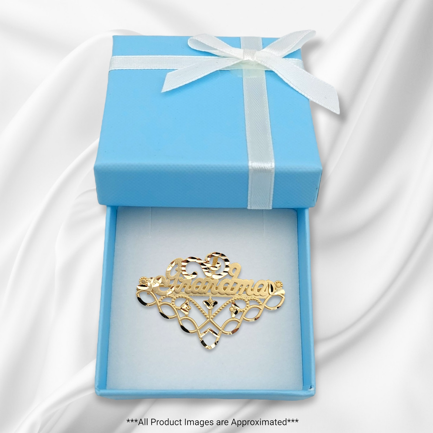 14k Yellow Gold Grandma Charm & Brooch