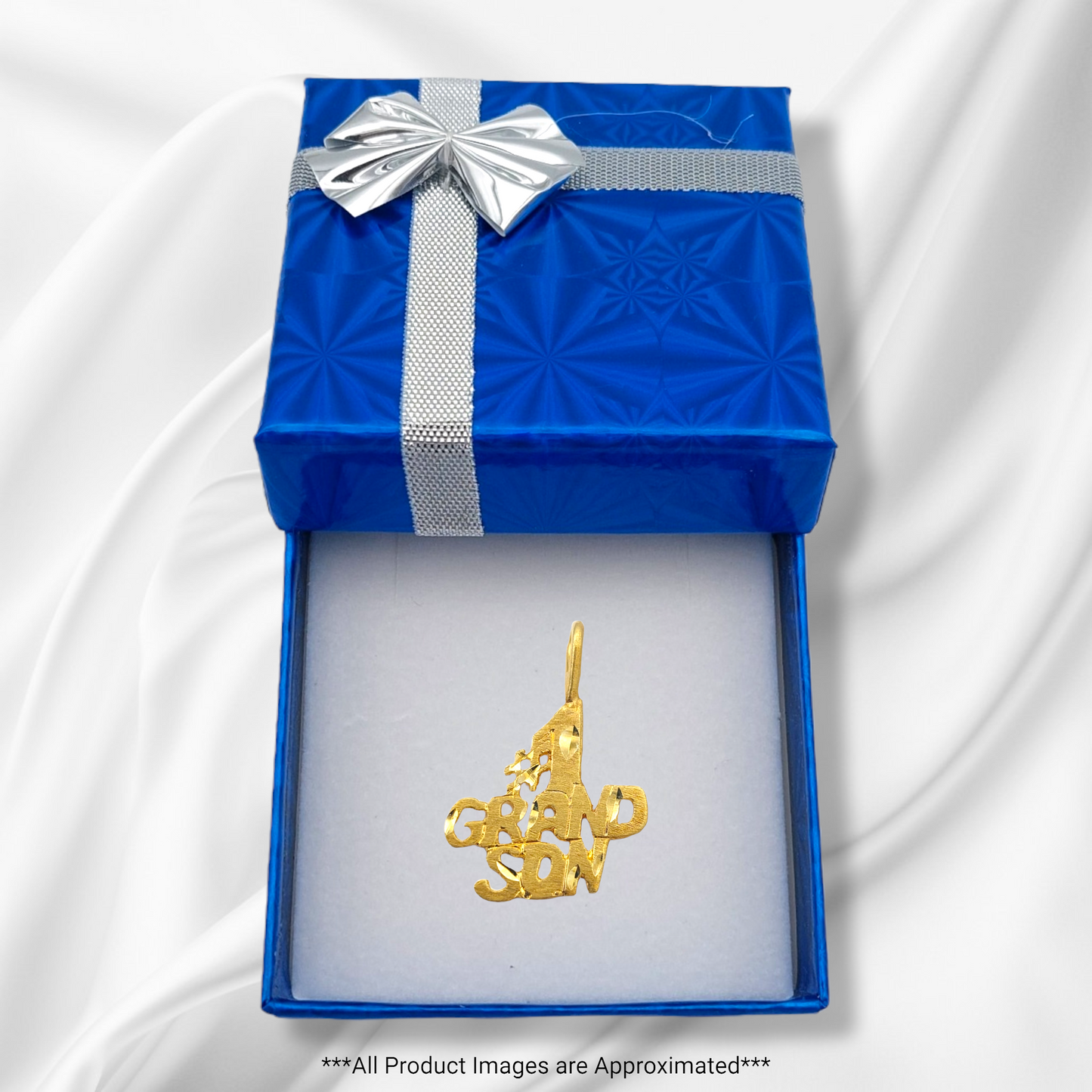 14k #1 Grand Son Charm