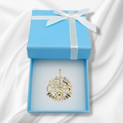 14k Yellow Gold #1 Cousin Charm