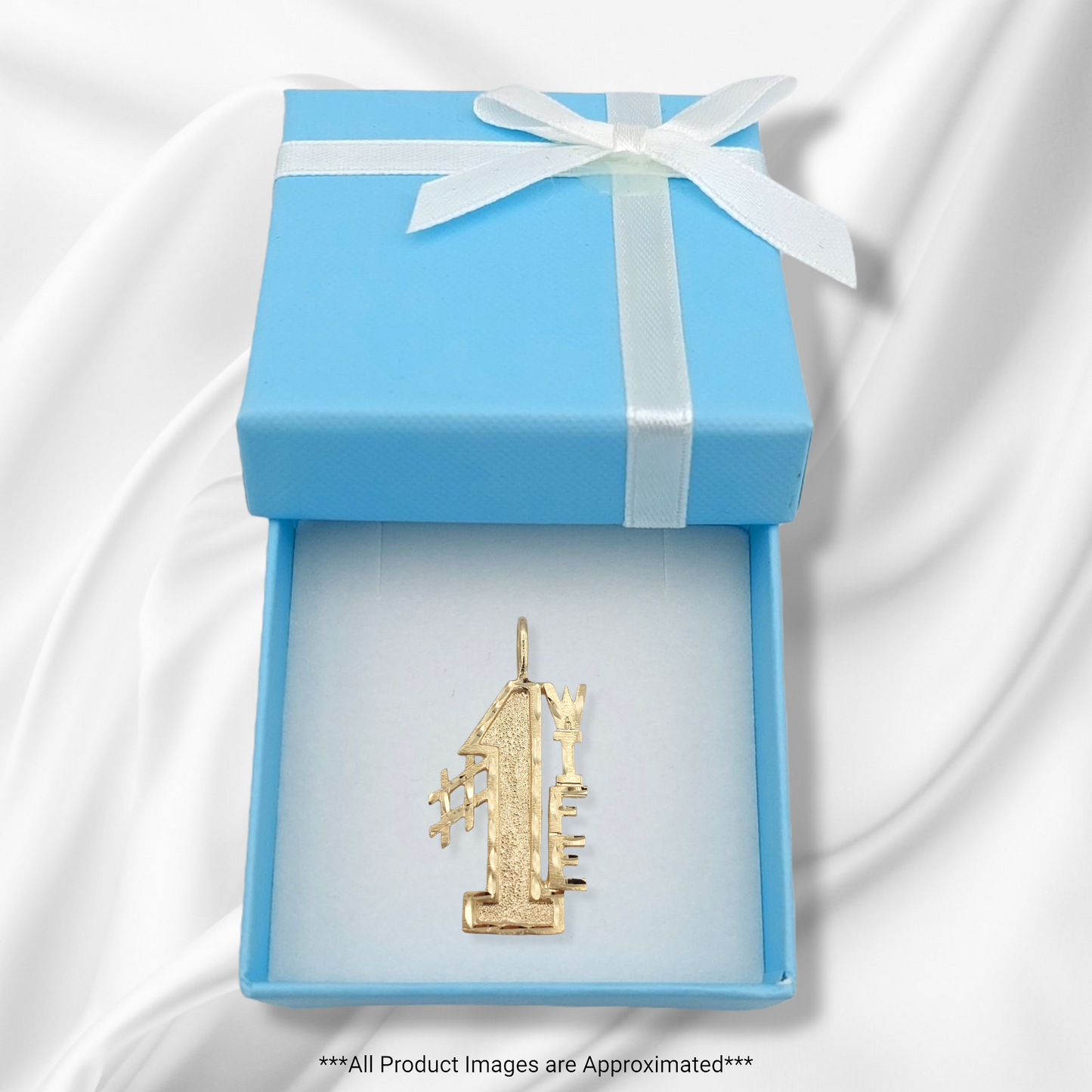 14k Yellow Gold #1 Wife Charm