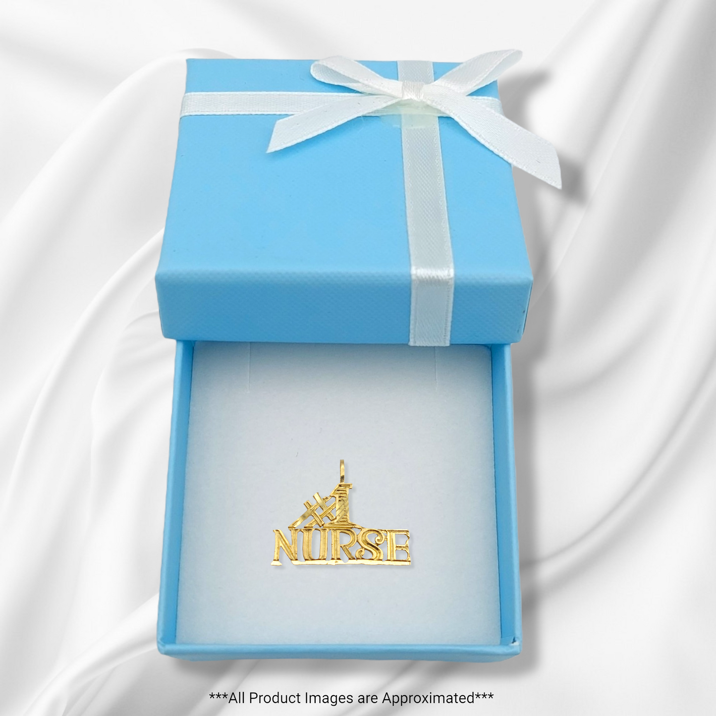 14k Yellow Gold #1 Nurse Charm