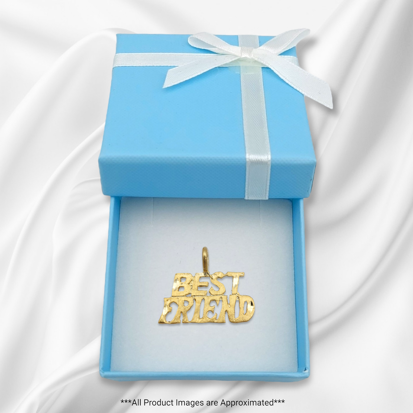 14k Yellow Gold Best Friend Charm