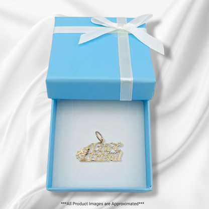 14k #1 Girlfriend Charm