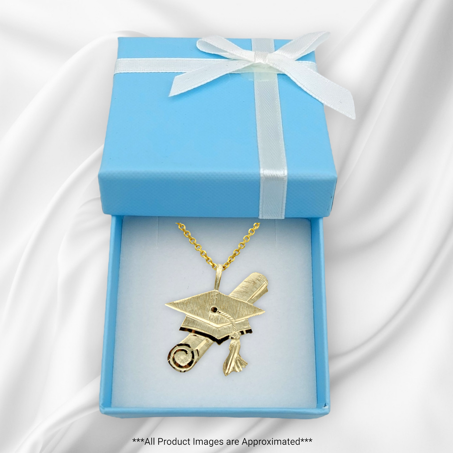 14k Yellow Gold Graduation Charm