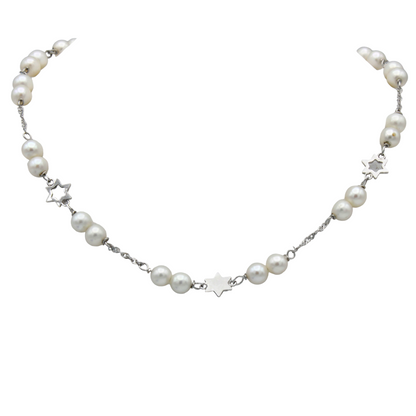 14k Yellow Gold Cultured Pearl Anklet