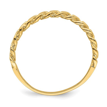 14k Cuban Link Ring