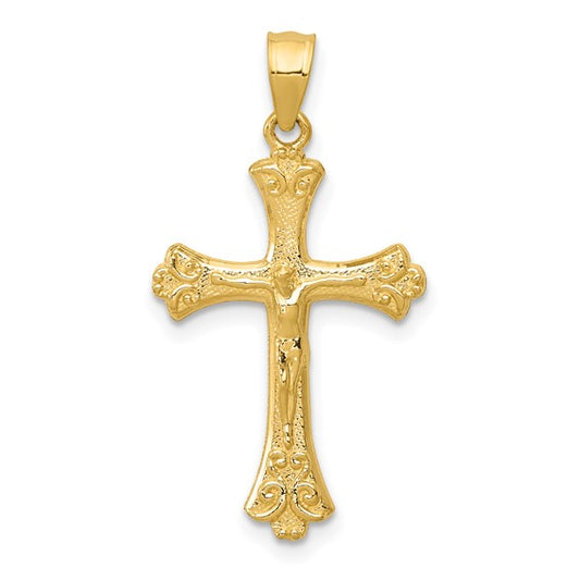 14k Crucifix Pendant