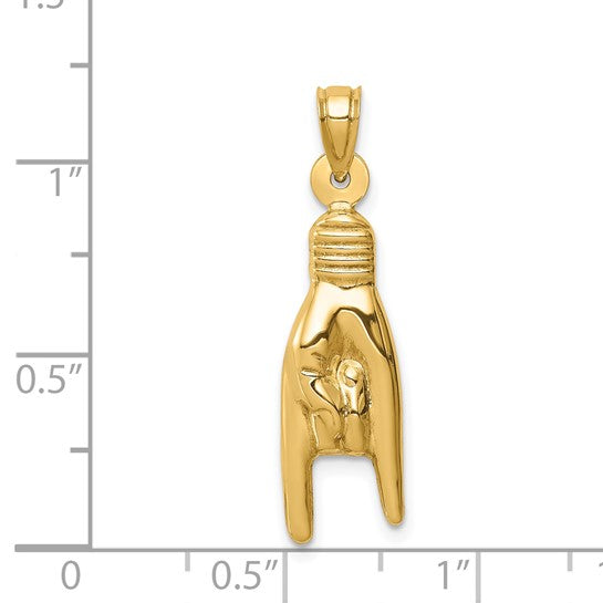 14k Italian Malocchio Charm