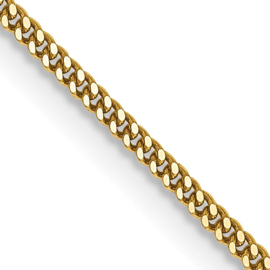 14k Curb Link Chain - 1.00 mm