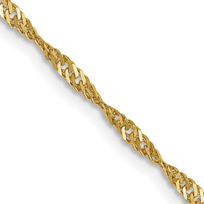 14k Singapore Chain - 1.70 mm