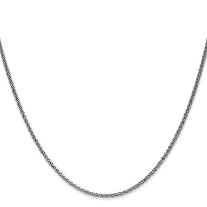 14k White Spiga Chain 1.70 mm