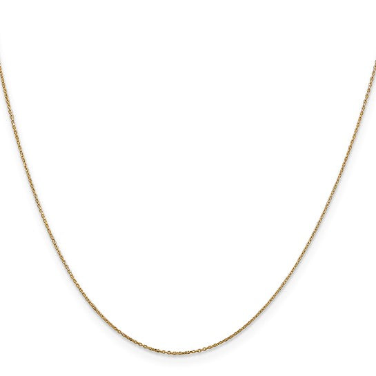 14k Cable Link Chain - 0.50 mm