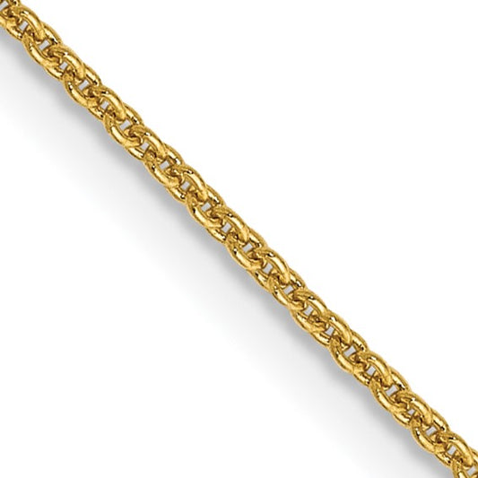 14k Cable Link Chain 1.35 mm