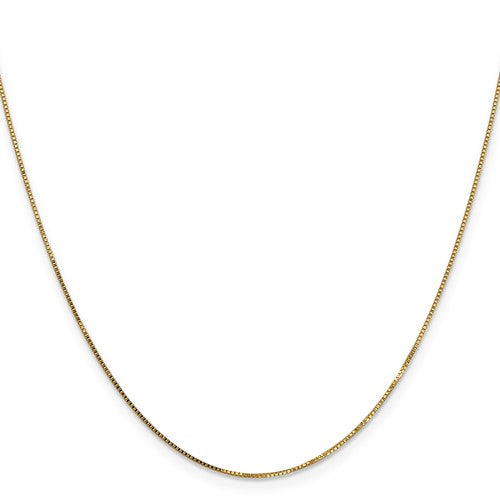 14k Box Chain - 0.80 mm