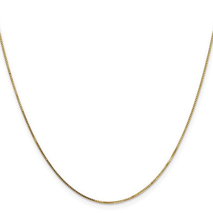 14k Box Chain - 0.80 mm