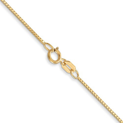 14k Box Chain - 0.80 mm