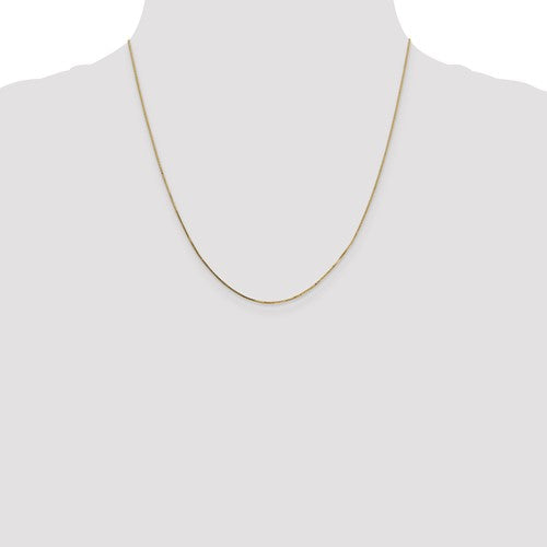 14k Box Chain - 0.80 mm