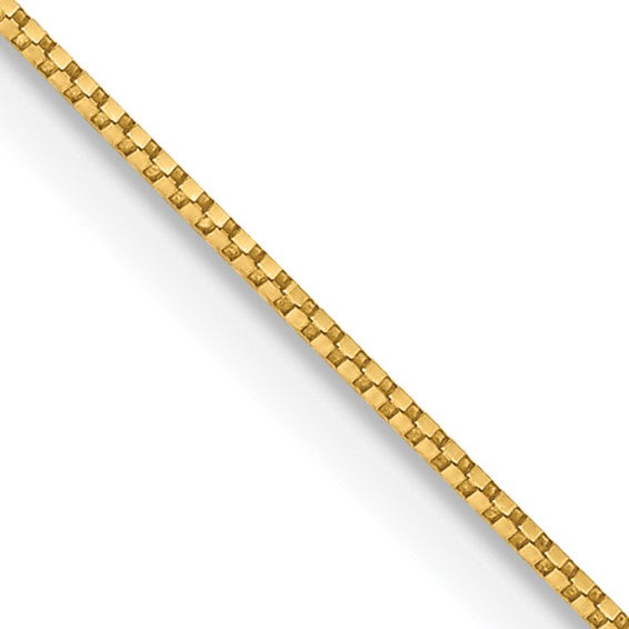 14k Box Chain - 0.80 mm