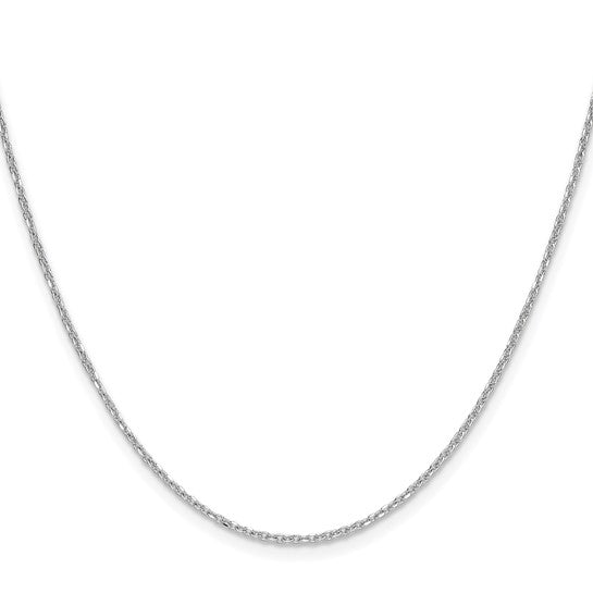 14k Yellow Gold Diamond-Cut Forzantine Cable Link Chain - 1.40 mm