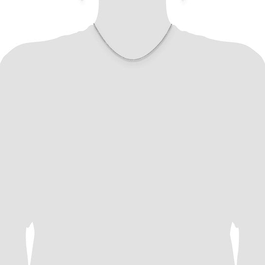 14k Yellow Gold Diamond-Cut Forzantine Cable Link Chain - 1.40 mm