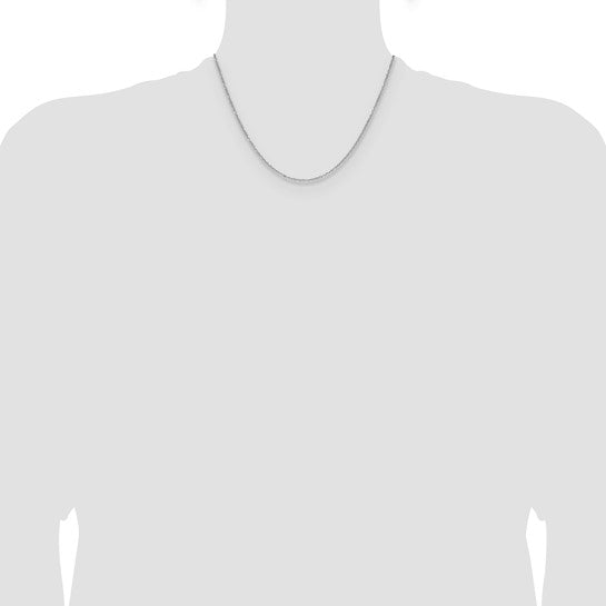 14k Yellow Gold Diamond-Cut Forzantine Cable Link Chain - 1.40 mm