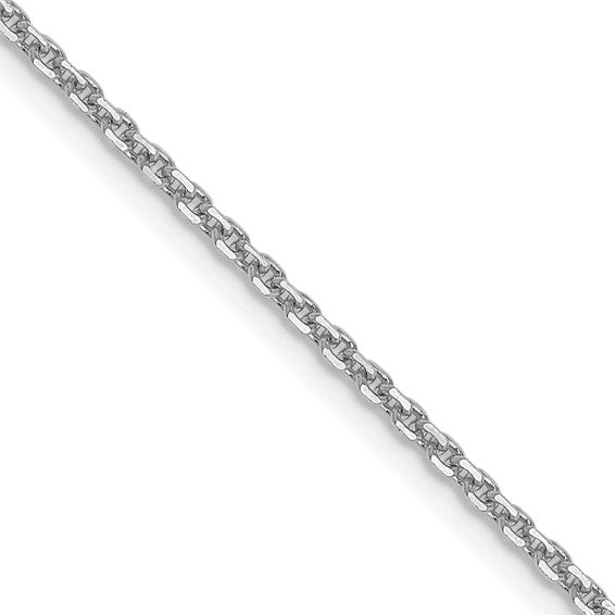 14k Yellow Gold Diamond-Cut Forzantine Cable Link Chain - 1.40 mm