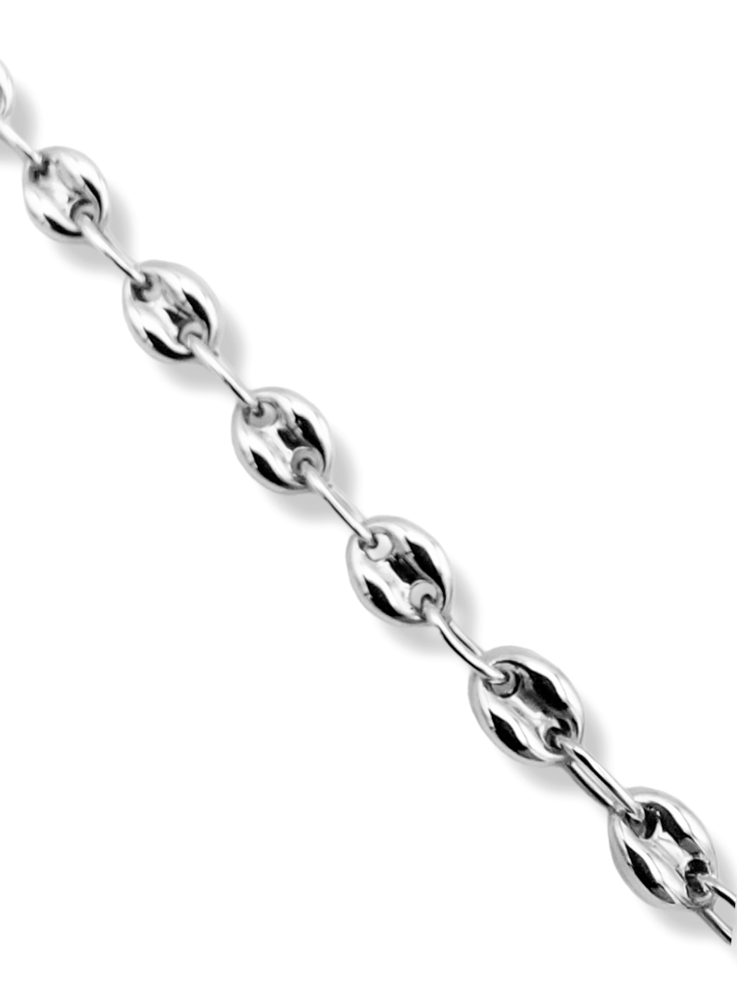 14k Puffed Anchor Link Children's Bracelet