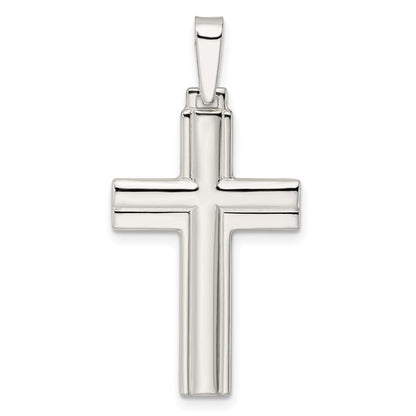 Sterling Silver Polished Cross Pendant