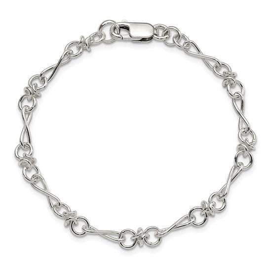 Sterling Silver Infinity Bracelet