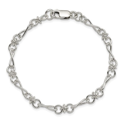 Sterling Silver Infinity Bracelet