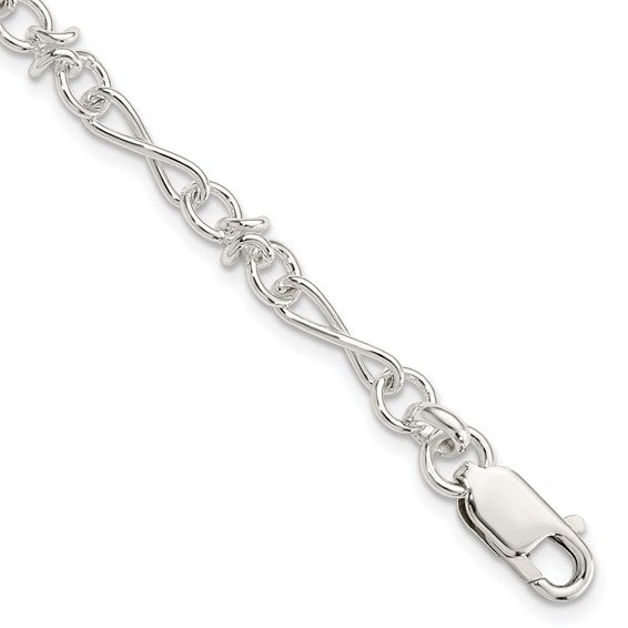 Sterling Silver Infinity Bracelet