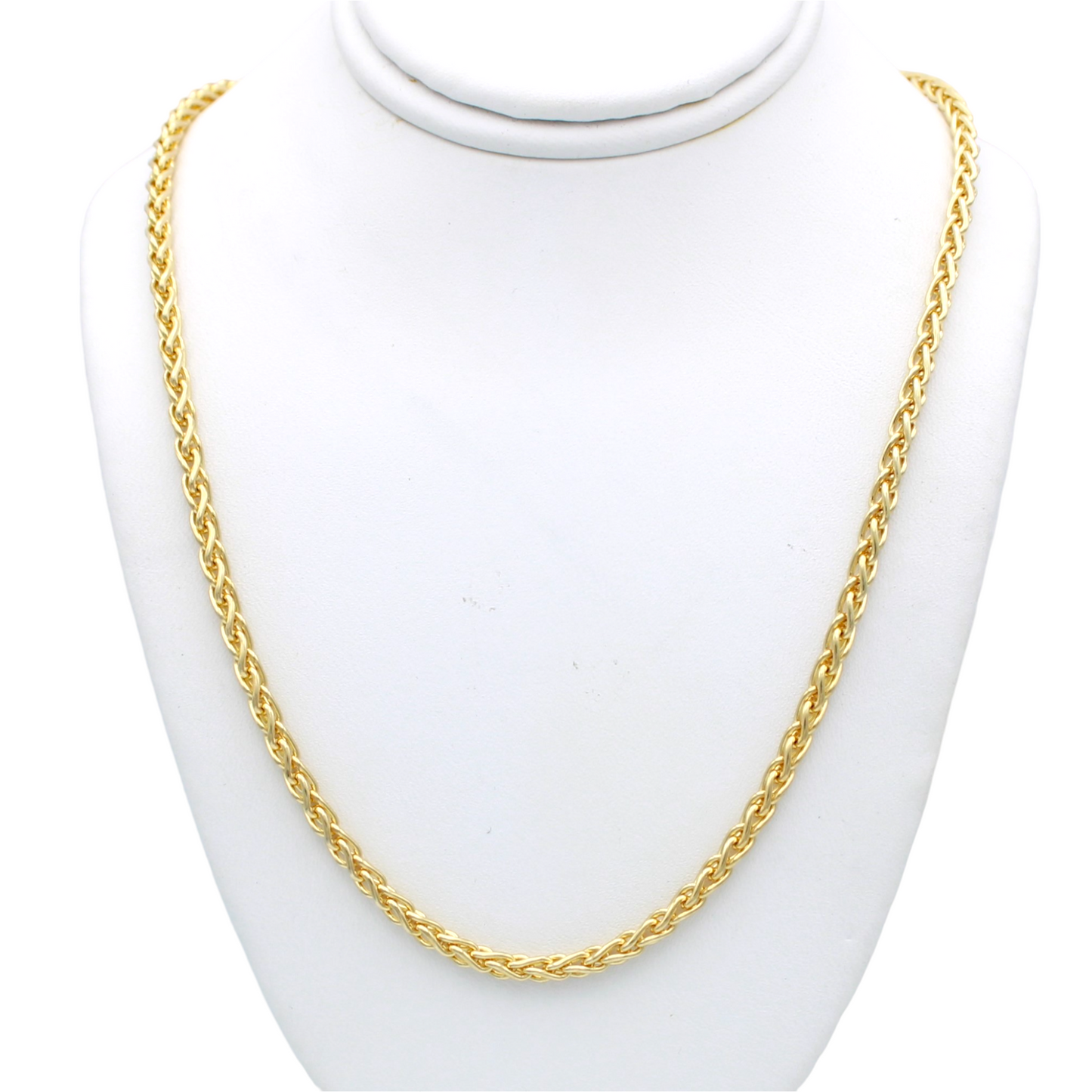 14k Round Wheat Chain - 2.95 mm