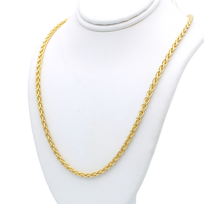 14k Round Wheat Chain - 2.95 mm