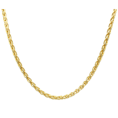 14k Round Wheat Chain - 2.95 mm