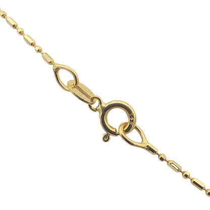 14k Beaded Chain - 1.10 mm