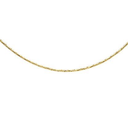 14k Boxed Snake Chain - 0.70 mm