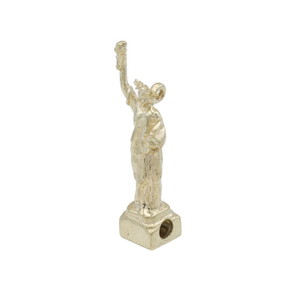 14k Yellow Gold Statue of Liberty Charm Pendant