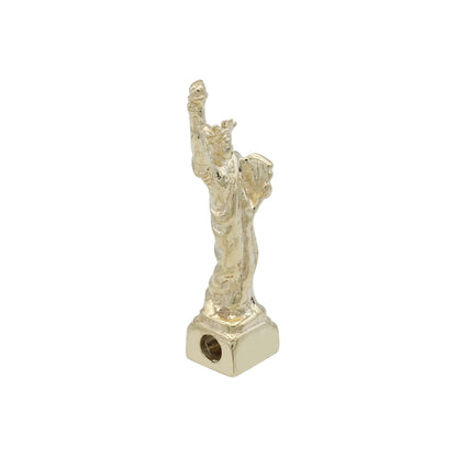 14k Yellow Gold Statue of Liberty Charm Pendant