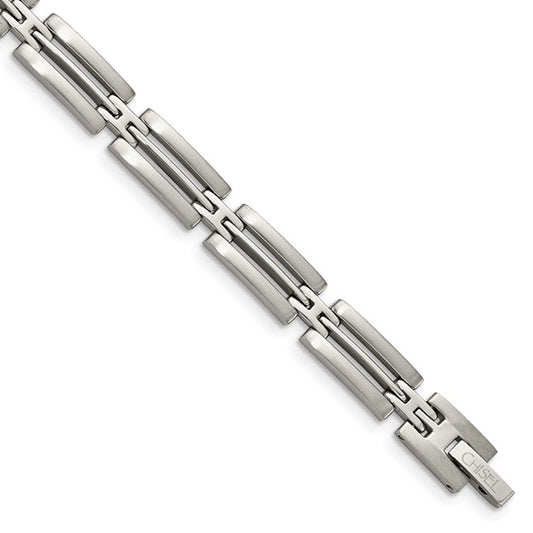 Stainless Steel Brushed & Polished Link Bracelet